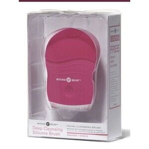 Beyond Belief Handheld Silicone Vibrating Electric Deep Cleansing Brush Pink